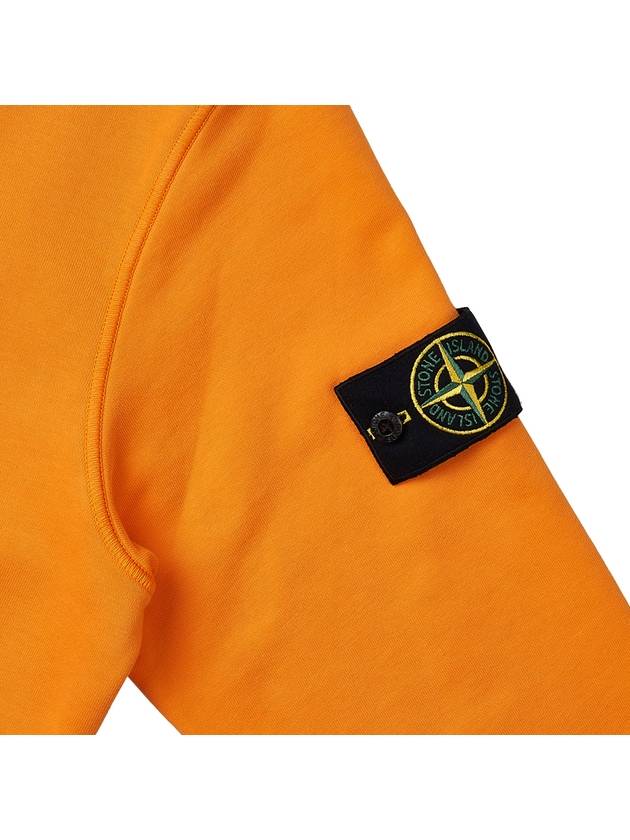 Wappen Patch Crew Neck Sweatshirt Orange - STONE ISLAND - BALAAN 6