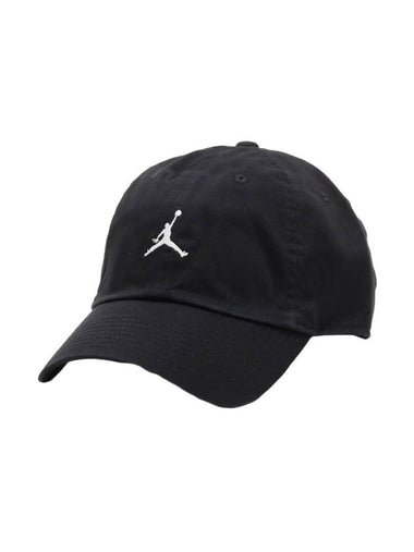 Jordan Club Unstructured Curved Bill Ball Cap Black - NIKE - BALAAN 1