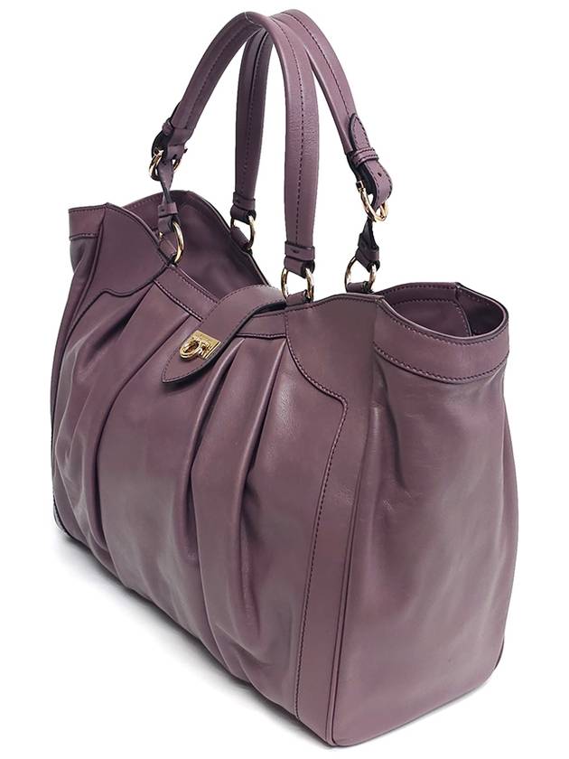 Ferragamo 21 D327 Annabelle ANNABELL Pleated Big Tote Bag - SALVATORE FERRAGAMO - BALAAN 3