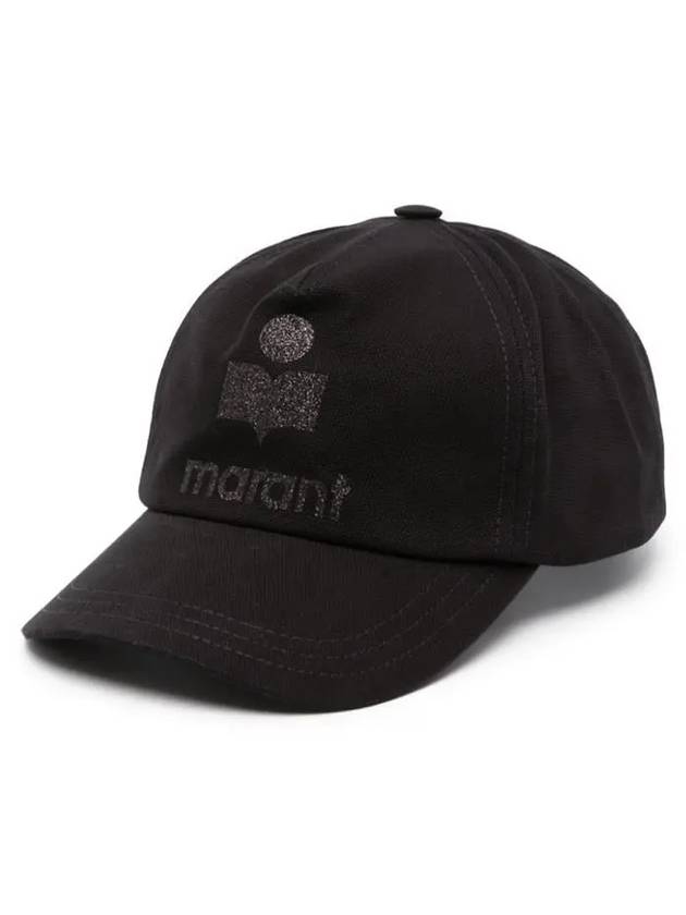 Tyron Embroidery Logo Ball Cap Black - ISABEL MARANT - BALAAN 1