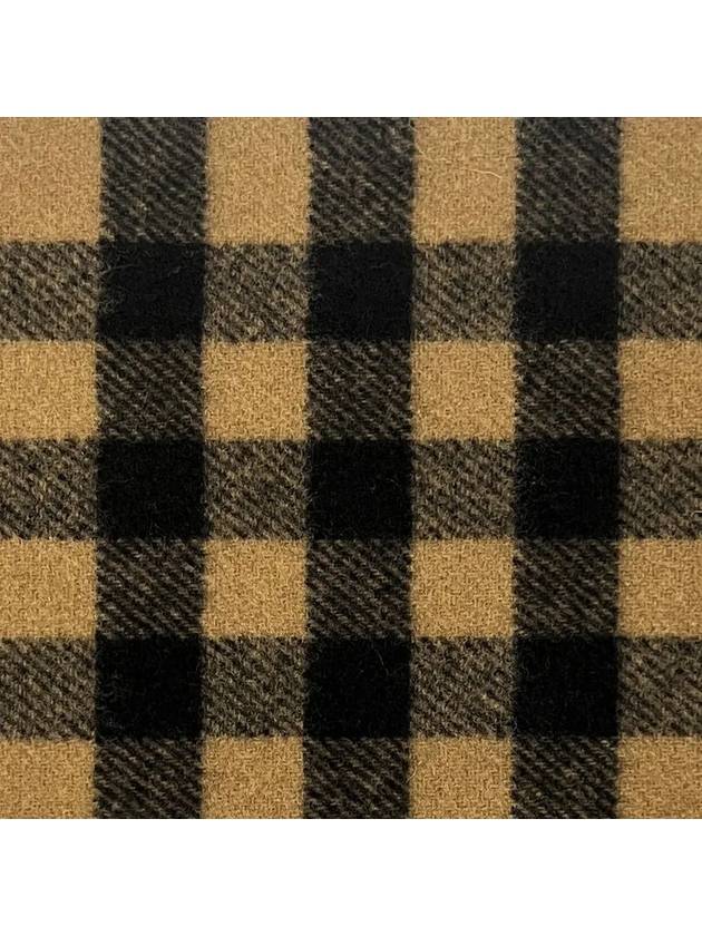 Giant Check Wool Muffler 80899561 Brown - BURBERRY - BALAAN 6