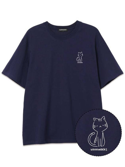 Cat Short Sleeve T-shirt - VANN WORKS - BALAAN 2