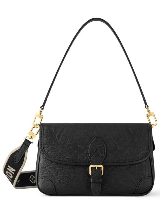 Diane Monogram Leather Shoulder Bag Black - LOUIS VUITTON - BALAAN 2