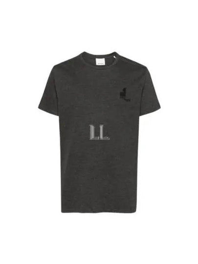 Zafferh Mini Logo Cotton Short Sleeve T-Shirt Anthracite - ISABEL MARANT - BALAAN 2