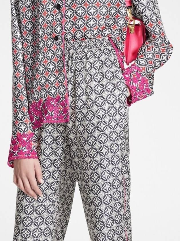 Geo metallic flower pajama pants 3402 - LOUIS VUITTON - BALAAN 7