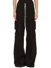 Bella Cargo Black Pants RP02D3327 WGP09 - RICK OWENS - BALAAN 3