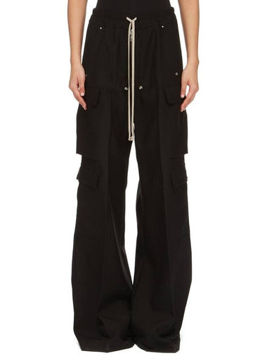 Bella Cargo Black Pants RP02D3327 WGP09 - RICK OWENS - BALAAN 1