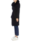 MANGO fur coat black 2360161139 - MAX MARA - BALAAN 3