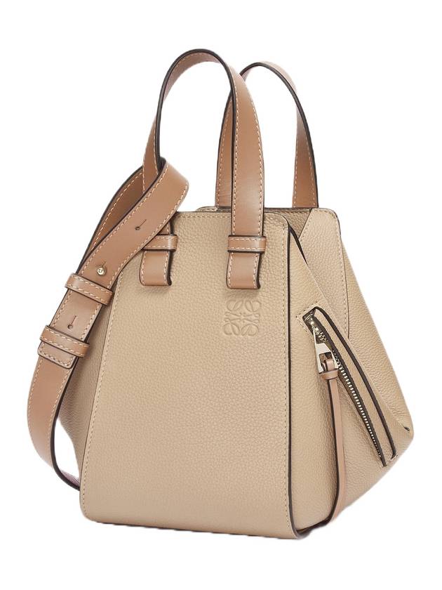 Compact Hammock Soft Grained Calfskin Tote Bag Sand - LOEWE - BALAAN 1