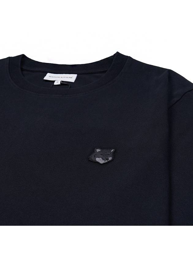 Bold Fox Head Patch Comfort Short Sleeve T-Shirt Black - MAISON KITSUNE - BALAAN 4