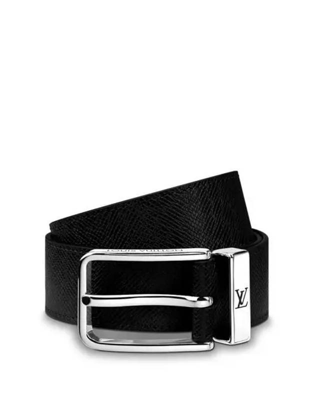 Pont Neuf 35MM Leather Belt Black - LOUIS VUITTON - BALAAN 3