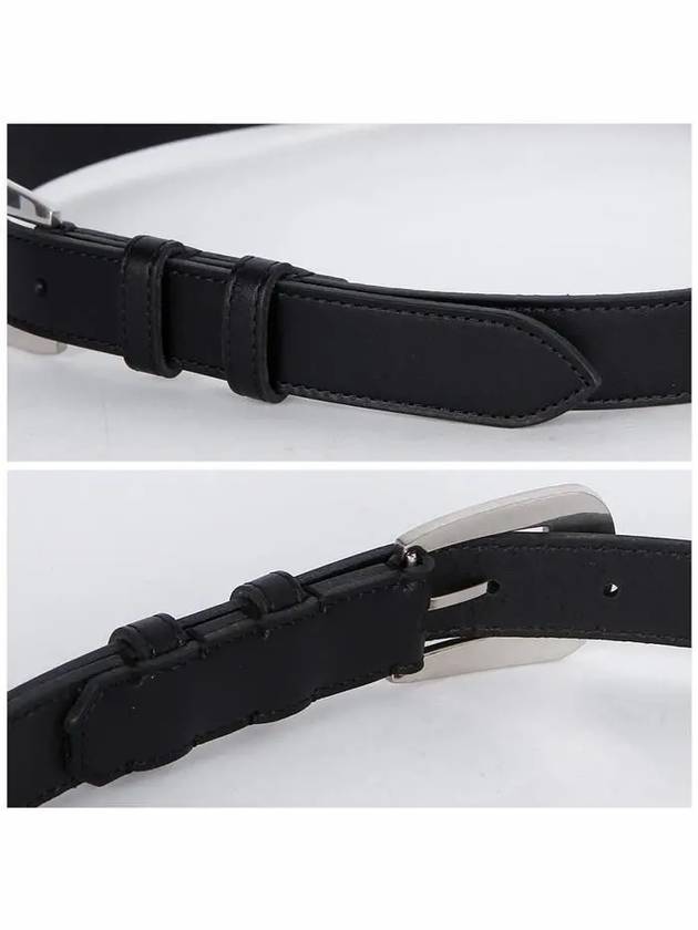 Medium Marco Vintage Calfskin Belt Black - CELINE - BALAAN 4