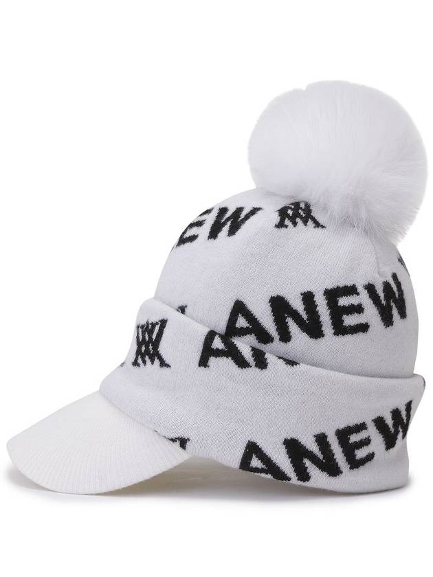 Official Striped Wadding Knit Cap WH - ANEWGOLF - BALAAN 3