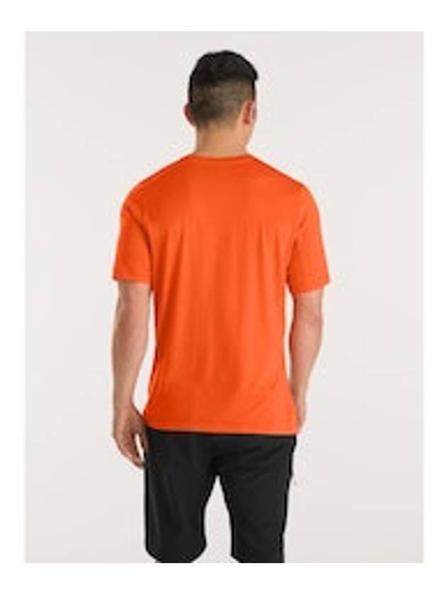 Men's Ionic Merino Wool Short Sleeve T-Shirt Orange - ARC'TERYX - BALAAN 4