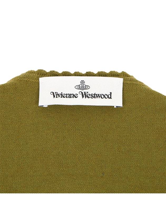 Bea Cropped Cardigan Sage Green - VIVIENNE WESTWOOD - BALAAN 10