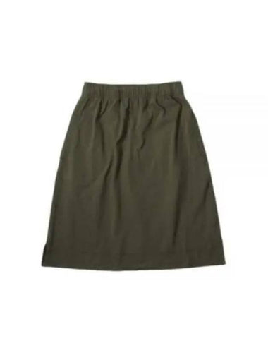 Midi Skirt WHSP0506S24GZZ SEW Free SEAWEED - MARGARET HOWELL - BALAAN 1