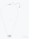 Dextera Interlocking Circle Pendant Necklace Rose Gold - SWAROVSKI - BALAAN 2