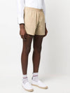 High Density Tech Banding Nylon Track Shorts Beige - THOM BROWNE - BALAAN 5