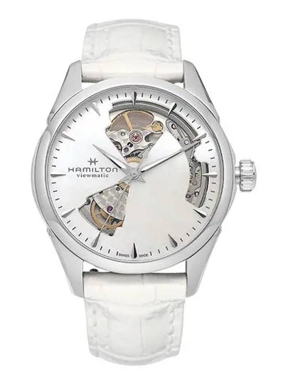 Jazzmaster Open Heart Lady Auto 36MM Watch White - HAMILTON - BALAAN 2