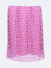 4G pattern H-line skirt pink - GIVENCHY - BALAAN.