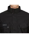 International Slim Wax Jacket Black - BARBOUR - BALAAN 7