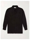 Art Print Satin Long Sleeve Shirt Black - SAINT LAURENT - BALAAN 2