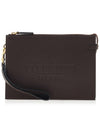 logo identity clutch bag brown - VALENTINO - BALAAN.