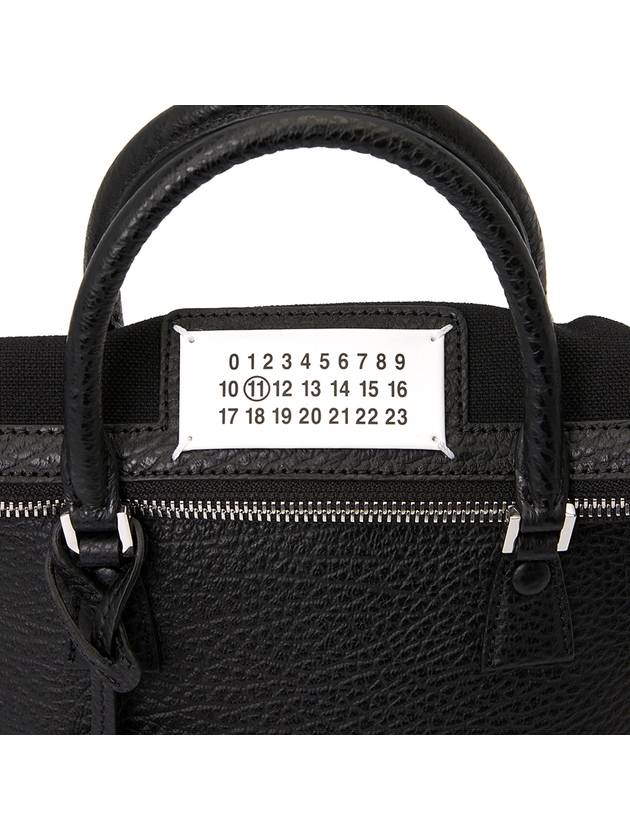 5AC Logo Patch Mini Tote Bag Black - MAISON MARGIELA - BALAAN 11