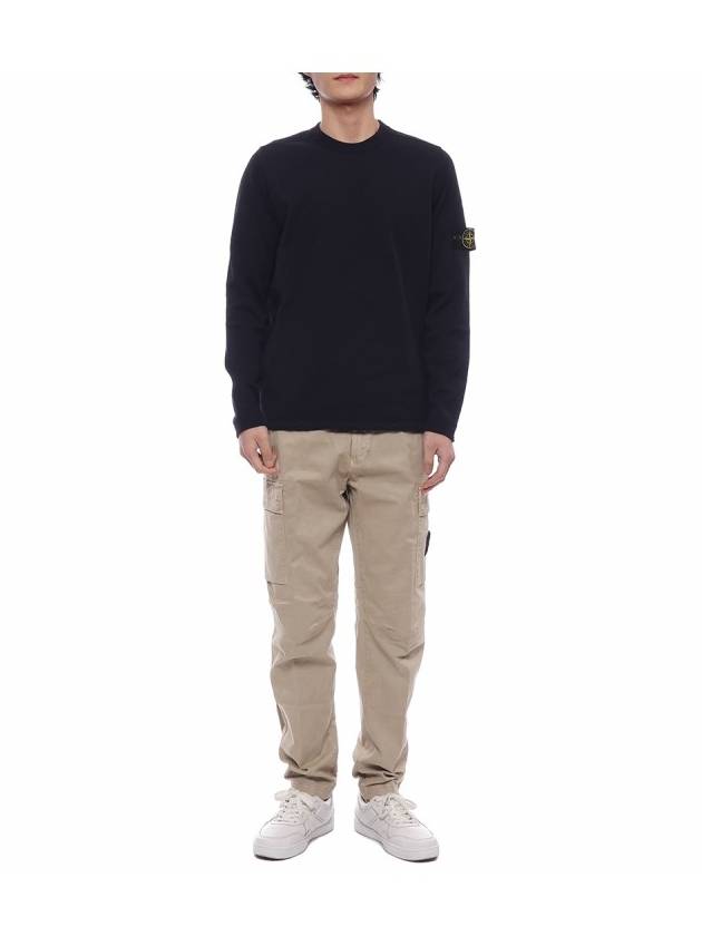 Compass Badge Cargo Straight Pants Beige - STONE ISLAND - BALAAN 4