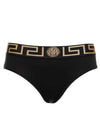 Women's Medusa Logo Greca Cotton Briefs Black - VERSACE - BALAAN 2