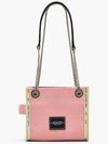 Denim Chain The Crossbody Tote Ribbon Pink 2F4HCR016H05 669 - MARC JACOBS - BALAAN 2