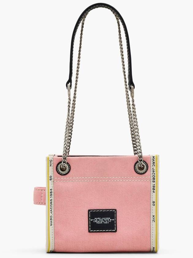 Denim Chain The Crossbody Tote Ribbon Pink 2F4HCR016H05 669 - MARC JACOBS - BALAAN 2