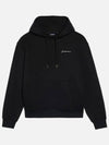 Le Brode Logo Cotton Hoodie Black - JACQUEMUS - BALAAN 3