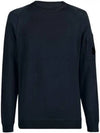 Men's Lens Wappen Long Sleeve Knit Top Navy - CP COMPANY - BALAAN 2