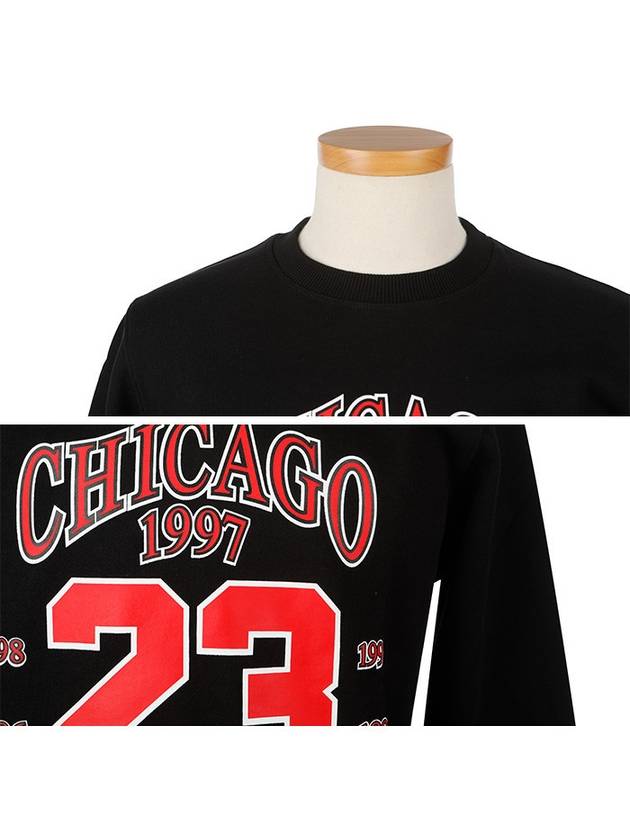 NUW18286 009 CHICAGO black sweatshirt - IH NOM UH NIT - BALAAN 4