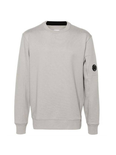 Diagonal Raised Fleece Sweatshirt Grey - CP COMPANY - BALAAN 1