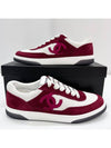 CC Logo Jenny Sneakers Men s Burgundy G39978 - CHANEL - BALAAN 5