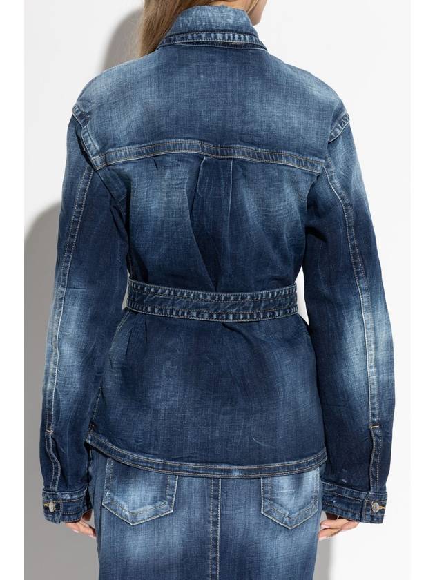 Dsquared2 Denim Jacket, Women's, Navy Blue - DSQUARED2 - BALAAN 4