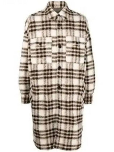 Wool check shirt coat multi ecru MA1273 22A011H - ISABEL MARANT - BALAAN 1