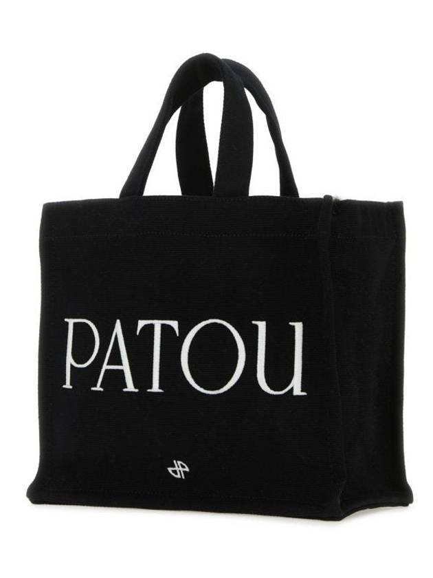 Logo Small Tote Bag Black - PATOU - BALAAN 3