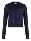 Baby Fox Patch Regular Cardigan Blue - MAISON KITSUNE - BALAAN 2