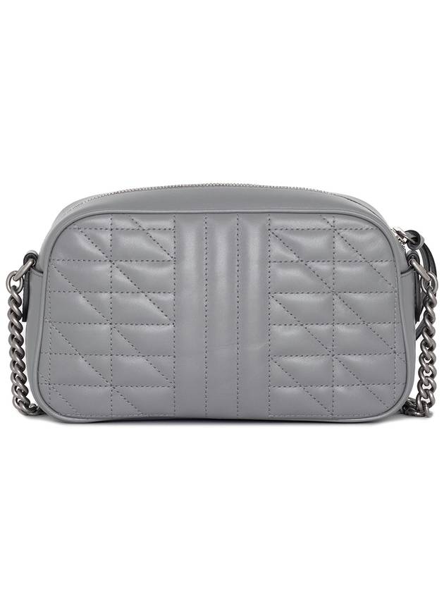 GG Marmont Matelasse small shoulder bag gray - GUCCI - BALAAN.