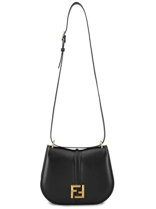 C'MON Medium Leather Shoulder Bag Black B0710988107 - FENDI - BALAAN 8