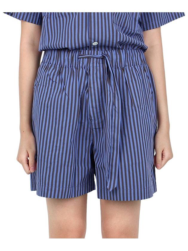 Poplin Striped Pajama Short Pants SWS VS - TEKLA - BALAAN 7