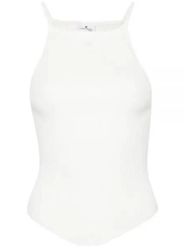 Holistic Ribbed Knit Sleeveless White - COURREGES - BALAAN 2