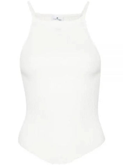 Holistic Ribbed Knit Sleeveless White - COURREGES - BALAAN 2