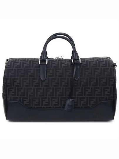 FF Jacquard Fabric Large Duffel Bag Black - FENDI - BALAAN 2