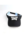 Faceted Logo Sports Visor Black - PXG - BALAAN 5