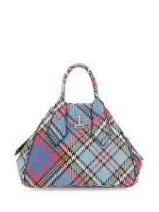 Yasmine Tartan Check Mini Tote Bag - VIVIENNE WESTWOOD - BALAAN 2