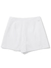 Pleated look shorts WHITE WOMAN - MALBON GOLF - BALAAN 2